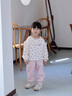 G.DUCKKIDS女童裝運(yùn)動(dòng)套裝洋氣秋裝2025新款女寶春秋季衛(wèi)衣小女孩休閑兩件套 粉紅色 80 cm 曬單實(shí)拍圖
