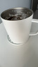 無印良品（MUJI）不銹鋼雙層馬克杯 大容量男女辦公學生水杯茶杯咖啡杯 白色 490ml 曬單實拍圖
