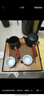 蘇氏陶瓷（SUSHI CERAMICS）功夫茶具套裝實木手柄雙側(cè)把茶壺日式竹面儲水式茶盤茶托禮盒裝 曬單實拍圖