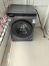 海爾（Haier）滾筒洗衣機(jī)全自動(dòng)家用帶烘干洗烘一體機(jī)10公斤一級(jí)能效國家補(bǔ)貼20%超薄變頻電機(jī)除菌統(tǒng)帥海爾出品 洗脫一體+巴氏除菌+六維減震【行業(yè)爆款】 曬單實(shí)拍圖