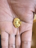 周大福兒童寶寶百福長命鎖周歲滿月禮足金黃金吊墜(工費:160計價)EOF98 足金 約4.85g 曬單實拍圖