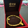 老廟金足金碎金盤纏手串5D飽滿精致碎碎金安輕奢氣質(zhì)百搭復購補貼 曬單實拍圖