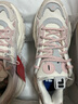 FILA FUSION 斐樂趙露思同款女鞋硬糖新款厚底休閑厚底老爹鞋運(yùn)動鞋 【貓爪】奶白/薄霧灰-GC 35.5 曬單實(shí)拍圖