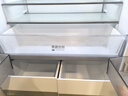美的（Midea）M60系列520純平全嵌法式多門(mén)四開(kāi)門(mén)家用冰箱超薄雙系統(tǒng)循環(huán)大容量制冰BCD-520WUFPZM(E)白國(guó)家補(bǔ)貼 曬單實(shí)拍圖