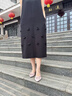 Lily Wei【春日櫻花 】粉色蝴蝶結(jié)淺口單鞋氣質(zhì)甜美平底鞋側(cè)空小碼 粉色【平底】 35 曬單實(shí)拍圖