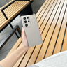 圖璐璐適用三星s24ultra手機殼新款GalaxyS23ultra保護套s25U散熱防摔磨砂透明全包外殼簡約商務輕奢男款 【透砂原色】超薄+防摔+散熱 s24ultra 曬單實拍圖