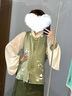 班達(dá)熊吳邪cos服幼年兒時紙鳶盜墓筆記吳邪幼年兒時紙鳶動漫周邊二次元 綠色(比甲+里衣+單下裙)+隨機(jī)項鏈 S 曬單實拍圖