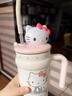 Hello Kitty冰霸杯大容量保溫杯女生日禮物316不銹鋼車載吸管杯保冷夏季水杯 H-hellokitty700ml（禮盒裝） 曬單實拍圖