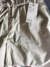 無印良品（MUJI）女式 水洗 平紋 短褲 休閑 褲子女款夏季款女裝中褲 外穿 米色5S XL (165/74A) 曬單實拍圖