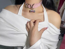 默研（MOYAN）小狗骨頭y2k亞文化辣妹甜酷脖頸環(huán)choker項(xiàng)圈女朋克風(fēng)項(xiàng)鏈牽引繩 粉色組合一套 曬單實(shí)拍圖