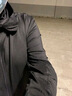 真維斯（Jeanswest）防曬衣男士冰絲涼感超薄原紗高倍防紫外線外套夏季大帽檐防曬服男 黑色(純色) 【冰絲大帽檐】 XL (180) (輕盈無感吸濕速干) 曬單實拍圖