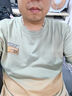 班尼路（Baleno）短袖男夏季美式潮流重磅純棉運(yùn)動(dòng)寬松簡(jiǎn)約復(fù)古休閑圓領(lǐng)打底衫t恤 曬單實(shí)拍圖