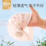 MINI TUTUYA嬰兒帽子夏季薄款0-3-6個(gè)月女寶寶帽小月齡公主囟門(mén)帽新生兒胎帽 花布蝴蝶-粉色 小碼:（34-40cm），建議0-3月 曬單實(shí)拍圖