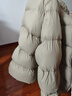 JNBY/江南布衣【白月光】秋冬云朵羽絨服女A型寬松簡約5O0C12340 269/綠卡其 M 曬單實拍圖