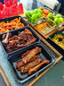 格娜斯 玻璃水果盤客廳復古輕奢創(chuàng)意零食分格干果盤北歐ins點心糖果盤 曬單實拍圖