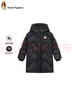暇步士（Hush Puppies）【經(jīng)典款】童裝兒童男女大童冬季仙護(hù)盾保暖長款羽絨服 藏藍(lán) 150 cm【充絨量199g】 曬單實(shí)拍圖