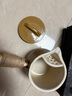 京東京造圍爐煮茶烤奶罐茶煮茶器家用室內(nèi)奶茶陶瓷茶壺月牙粗陶側(cè)把煮茶壺 曬單實(shí)拍圖