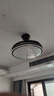 雷士（NVC）LED照明風(fēng)扇燈吊扇燈餐廳臥室黑色燈具全光譜1級能效42寸包安裝 曬單實拍圖