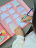 彌鹿（MiDeer）貼紙書兒童繪畫涂色3-6歲女孩小玩具手工diy材料裝扮服裝公主換裝貼 N次貼涂鴉換裝工坊-百變甜心 曬單實拍圖