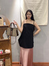 柏薩尼（PESASRIE）品牌包包女款輕奢單肩斜挎包女士手提水桶包大容量情人節生日禮物 米灰色 奢侈禮盒包裝 曬單實(shí)拍圖