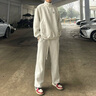 真維斯秋夏季棉感休閑褲子男青少年運(yùn)動(dòng)加肥加大碼直筒衛(wèi)褲男女闊腿長(zhǎng)褲 10921/WK2042淺灰色 常規(guī) XL 曬單實(shí)拍圖