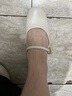 他她平底瑪麗珍鞋女軟底護士鞋芭蕾舞鞋女商場同款WH401AQ4 米白 37 曬單實拍圖