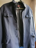 中山裝男人爸爸裝中山服裝秋冬裝爺爺老人上衣服 藍(lán)黑色 80/【體重170-190斤】 曬單實(shí)拍圖