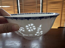 鵬博陶瓷景德鎮(zhèn)高白瓷青花玲瓏餐具健康釉下彩玲瓏瓷餐具高溫瓷碗盤喬遷 4.75英寸正德碗-春意 曬單實(shí)拍圖