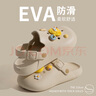 DFBK日本工藝孕婦專(zhuān)用洞洞鞋女夏季外穿涼拖防滑防臭eva包頭2025新款 象牙色【奶酪款】防滑防臭靜音 38-39 （適合37-38碼） 曬單實(shí)拍圖