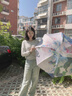 WCZ德國(guó)全自動(dòng)遮陽(yáng)傘女雙層防曬防紫外線(xiàn)小巧便攜太陽(yáng)傘晴雨兩用 加大16骨鈦金防曬-白玫瑰 101CM 曬單實(shí)拍圖