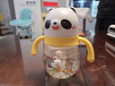 貝親寶寶學(xué)飲杯PPSU牛奶杯熊貓吸管杯兒童水杯喝水喝奶幼兒園噸噸 小月齡學(xué)飲杯+兒童吸管杯 曬單實(shí)拍圖