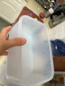 特百惠（Tupperware）冷凍2.5L*4保鮮盒食品級冰箱儲物密封收納盒肉類速凍速解 馬卡藍 曬單實拍圖
