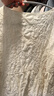熙世界sllsky萊賽爾繡花V領(lǐng)襯衫2025夏日新款法式精致氣質(zhì)泡泡袖上衣 奶油杏 M 曬單實拍圖