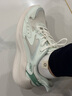 斯凱奇（Skechers）女鞋春季大網(wǎng)孔透氣運動(dòng)鞋女綁帶休閑跑步戶(hù)外鞋子女117486 薄荷色/MNT 38.5 曬單實(shí)拍圖