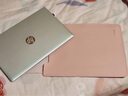 晴熙電腦內膽包平板收納包保護套適用華為matebook14蘋(píng)果macbookair15 杏仁白+電源包-無(wú)磁支架當鼠標墊 可收納13.6-14-14.2英寸電腦 曬單實(shí)拍圖