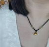 CNLV老鳳凰黃金999足金胖福吊墜新款轉(zhuǎn)運(yùn)珠項(xiàng)鏈送七夕女友老婆生日禮 足金胖福吊墜+3金珠黑繩證書禮盒 曬單實(shí)拍圖