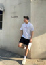 倉石一樹 KAZUKI KURAISHI潮牌短袖t恤男士夏季美式潮流寬松休閑重磅純棉半袖體恤衣服 白色 4XL 曬單實拍圖