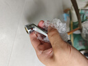 水之旅淋浴花灑水龍頭加長曲腳止回閥加寬接頭變徑彎腳偏心拐腳曲角配件 2只】銅電鍍加寬加厚曲腳曲角 曬單實(shí)拍圖