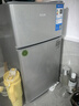 奧克斯小冰箱家用小型迷你冷藏冷凍兩用出租房宿舍用節(jié)能省電寢室辦公室電冰箱 【熱賣款 升級凈化去味】22A126DW銀 曬單實拍圖