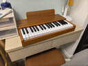 西德?tīng)枺ㄋ投Y有面）電鋼琴木質(zhì)電子小鋼琴數碼智能兒童啟蒙玩具禮物 37鍵木質(zhì)小鋼琴-原木色 曬單實(shí)拍圖