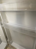 HOMESUN【新品】一級能耗丨風冷 復古小冰箱冷藏客廳桌面電冰箱冷藏保鮮美妝冰箱新款網(wǎng)紅冰箱帶圖案冰箱 BCD-112FS奶油白色(淺黃帶冷凍） 曬單實拍圖