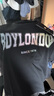 BOY LONDON夏男女同款背心漸變珠光閃粉logo無袖T恤N02003 灰色 M 曬單實拍圖