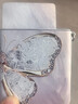 思唯創(chuàng)適用華為pocket2手機(jī)殼P60Pocket手機(jī)保護(hù)套折疊屏羽紗半邊優(yōu)雅蝴蝶女款全包防摔保護(hù)殼超薄防指紋 【羽紗半邊優(yōu)雅蝴蝶白】電鍍皮紋+立體浮雕+掛繩 華為 Pocket 2 曬單實(shí)拍圖