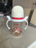NINIWALKER尼尼維可適配貝親奶瓶配件直飲吸管奶嘴鴨嘴把手柄離乳吸嘴重力球 3代天使手柄-白 曬單實(shí)拍圖