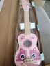 NEW CLASSIC TOYS兒童尤克里里玩具初學吉他可彈奏早教音樂啟蒙樂器男女孩生日禮物 粉色貓咪-21寸木質(zhì)尤克里里 曬單實拍圖