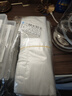 佳馳（JIACHI）塑料白色加厚背心袋手提外賣食品購物馬甲袋22*32cm*100只 曬單實拍圖