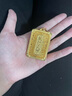 歐鑫福黃金龍牌方形吊墜足金足銀999金店同款金包銀項墜霸氣好看送老公 金包銀龍牌吊墜-贈黑繩 包金3.5克-總重約40克 曬單實拍圖