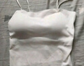 FitonTon吊帶背心女帶胸墊美背內(nèi)衣女薄款冰絲無痕抹胸防走光內(nèi)搭外穿M 曬單實拍圖