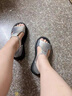 DAPHNE達芙妮時尚百搭厚底懶人涼鞋女夏季新款外穿鏤空露趾平底增高女鞋 銀色 【厚底休閑 】 37 曬單實拍圖