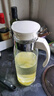 HARIO日本進(jìn)口冷水壺大容量耐熱玻璃杯涼水壺茶果汁杯1400ML 曬單實(shí)拍圖